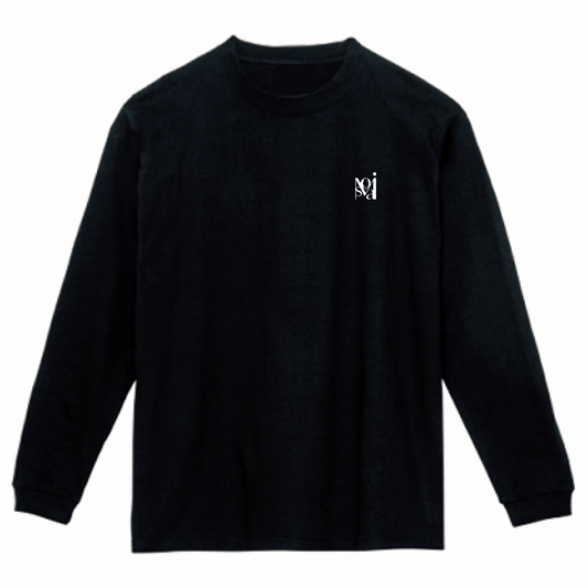 "Mosaic" Long Sleeve T-shirt Black